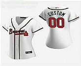 Women Customized Atlanta Braves 2020 White Home Nike Jersey,baseball caps,new era cap wholesale,wholesale hats